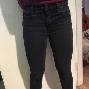 Super High Rise GAP Black Jeans